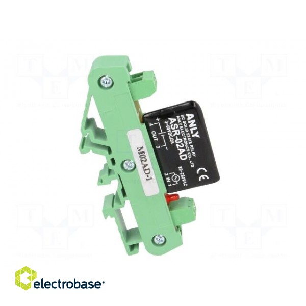 Relay: solid state | Ucntrl: 80÷280VAC | 2A | 3÷60VDC | DIN | 87x14x51mm image 7