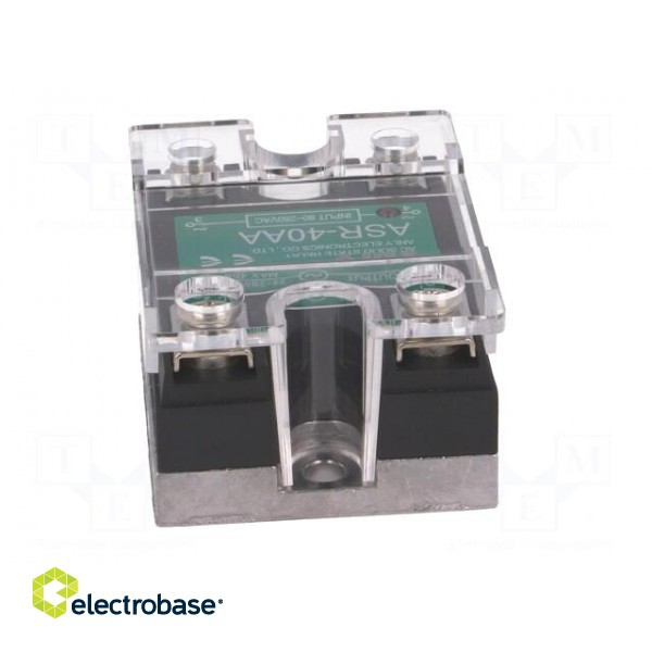 Relay: solid state | Ucntrl: 80÷280VAC | 40A | 24÷280VAC | Series: ASR image 5