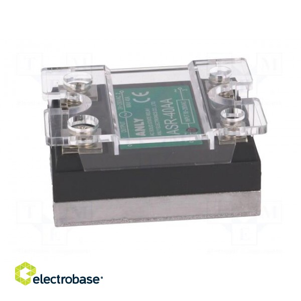 Relay: solid state | Ucntrl: 80÷280VAC | 40A | 24÷280VAC | Series: ASR image 7