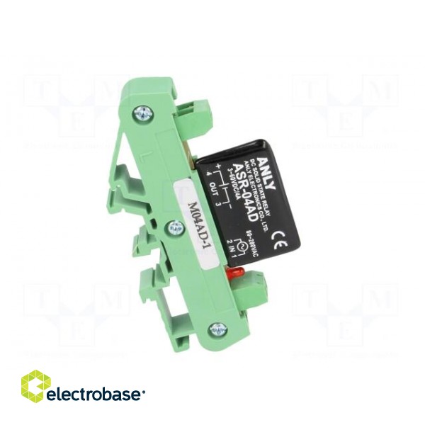 Relay: solid state | Ucntrl: 80÷280VAC | 4A | 3÷60VDC | DIN | 87x14x51mm paveikslėlis 7