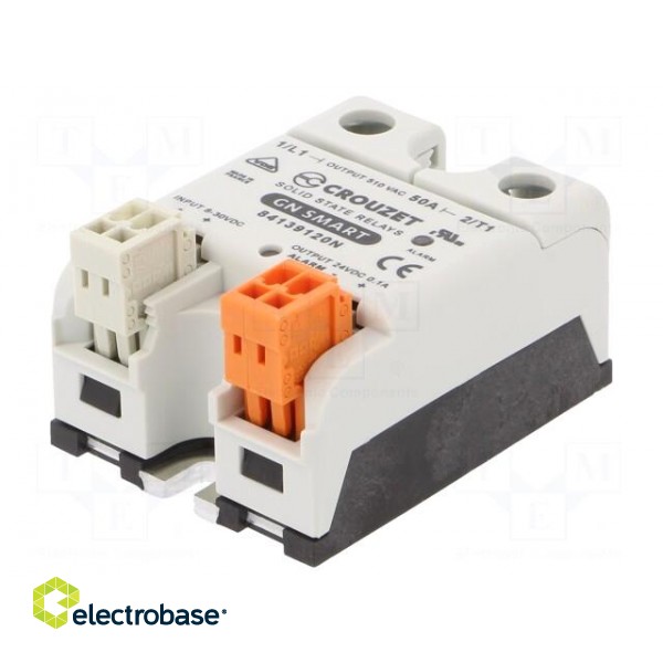 Relay: solid state | Ucntrl: 8÷30VDC | 50A | 150÷510VAC | -40÷80°C фото 1