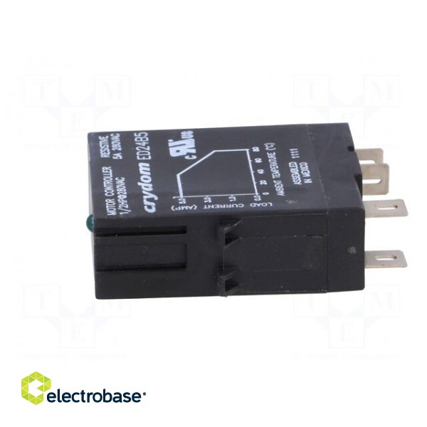 Relay: solid state | Ucntrl: 90÷140VAC | 5A | 24÷280VAC | socket image 3