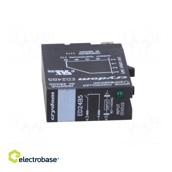 Relay: solid state | Ucntrl: 90÷140VAC | 5A | 24÷280VAC | socket image 9