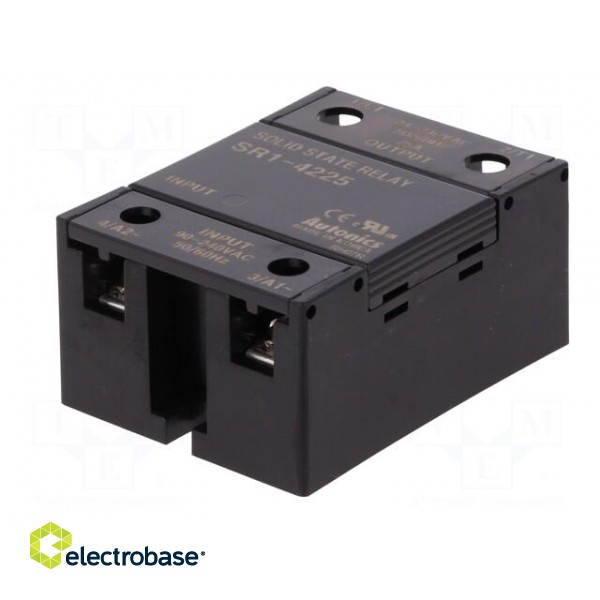 Relay: solid state | Ucntrl: 90÷240VAC | 25A | 24÷240VAC | screw type image 2