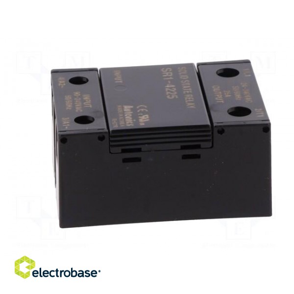 Relay: solid state | Ucntrl: 90÷240VAC | 25A | 24÷240VAC | screw type image 3