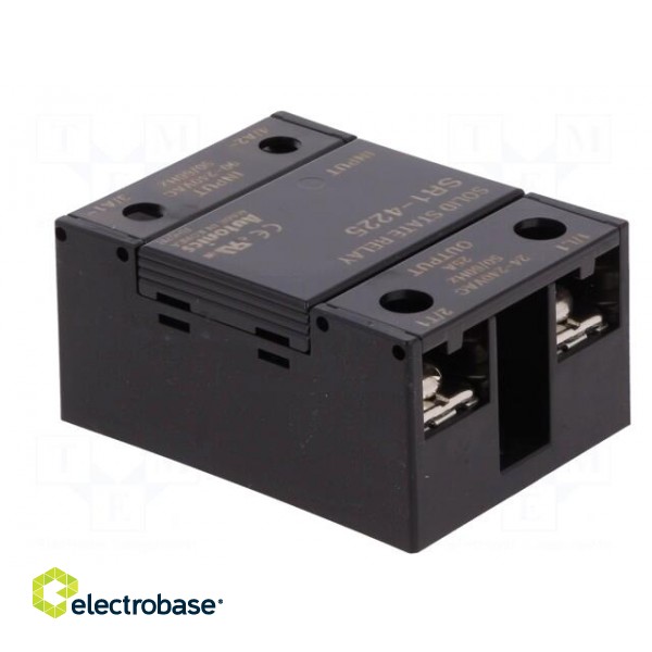 Relay: solid state | Ucntrl: 90÷240VAC | 25A | 24÷240VAC | screw type image 4