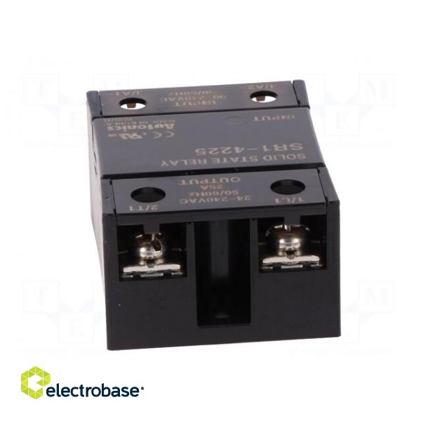 Relay: solid state | Ucntrl: 90÷240VAC | 25A | 24÷240VAC | screw type image 5