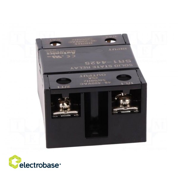 Relay: solid state | Ucntrl: 90÷240VAC | 25A | 48÷480VAC | screw type image 5