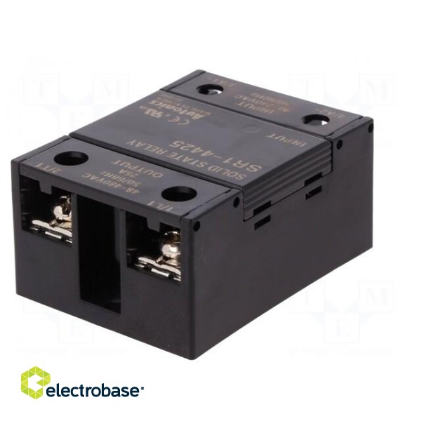 Relay: solid state | Ucntrl: 90÷240VAC | 25A | 48÷480VAC | screw type image 6