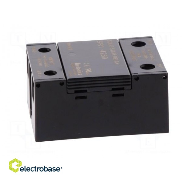 Relay: solid state | Ucntrl: 90÷240VAC | 50A | 24÷240VAC | screw type image 3