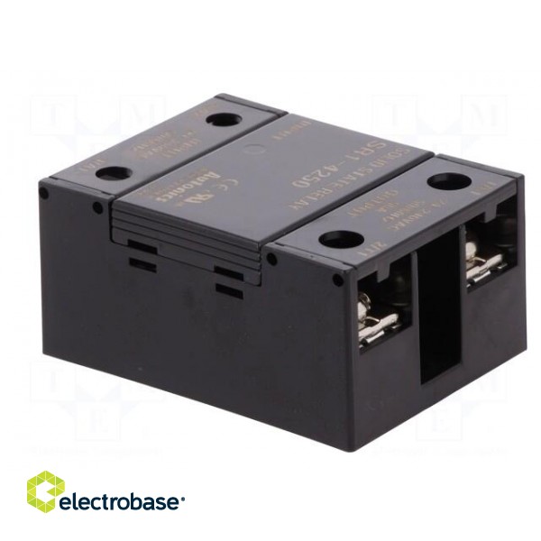Relay: solid state | Ucntrl: 90÷240VAC | 50A | 24÷240VAC | screw type image 4