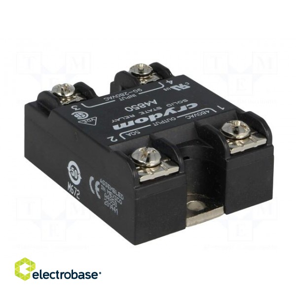 Relay: solid state | Ucntrl: 90÷280VAC | 50A | 48÷530VAC | -40÷80°C paveikslėlis 4