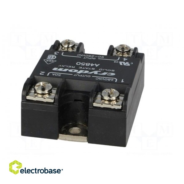 Relay: solid state | Ucntrl: 90÷280VAC | 50A | 48÷530VAC | -40÷80°C paveikslėlis 5