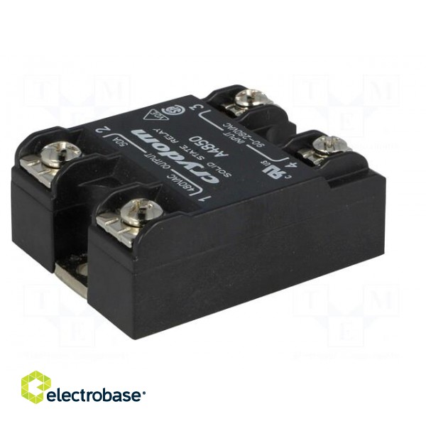 Relay: solid state | Ucntrl: 90÷280VAC | 50A | 48÷530VAC | -40÷80°C paveikslėlis 6