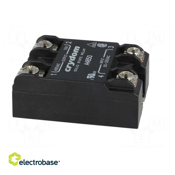 Relay: solid state | Ucntrl: 90÷280VAC | 50A | 48÷530VAC | -40÷80°C фото 7