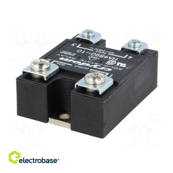 Relay: solid state | Ucntrl: 90÷280VAC | 90A | 48÷530VAC | -40÷80°C paveikslėlis 6