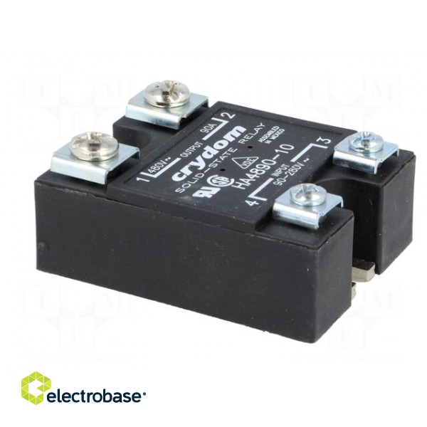 Relay: solid state | Ucntrl: 90÷280VAC | 90A | 48÷530VAC | -40÷80°C paveikslėlis 8