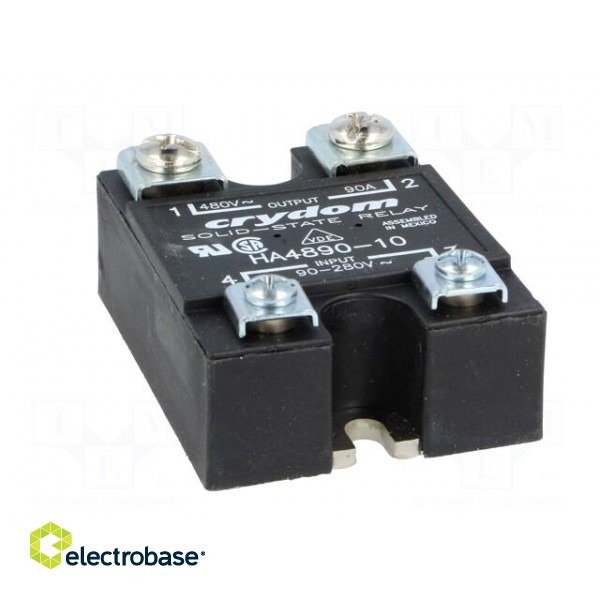 Relay: solid state | Ucntrl: 90÷280VAC | 90A | 48÷530VAC | -40÷80°C image 9