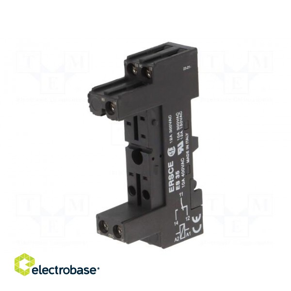 Relays accessories: socket | for DIN rail mounting | 3.5mm image 1