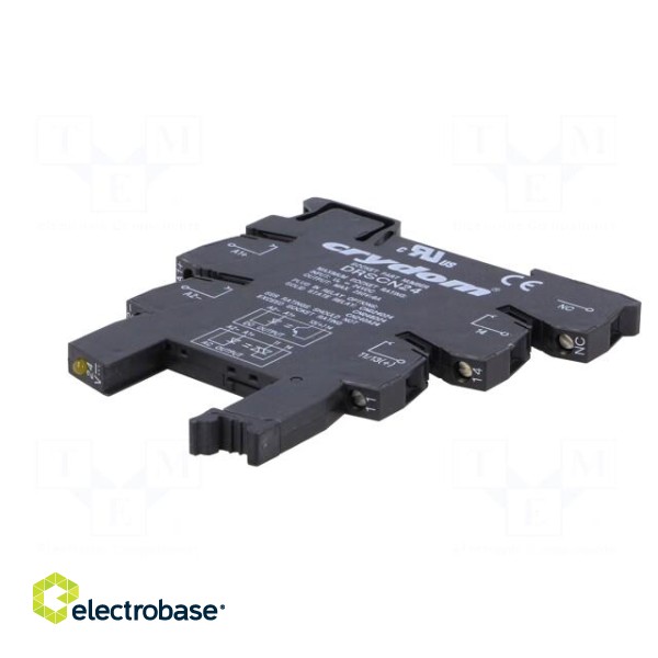 Relays accessories: socket | Ucntrl: 15÷30VDC | Series: CN paveikslėlis 2