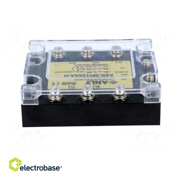 Relay: solid state | Ucntrl: 80÷280VAC | 125A | 48÷480VAC | 3-phase фото 7