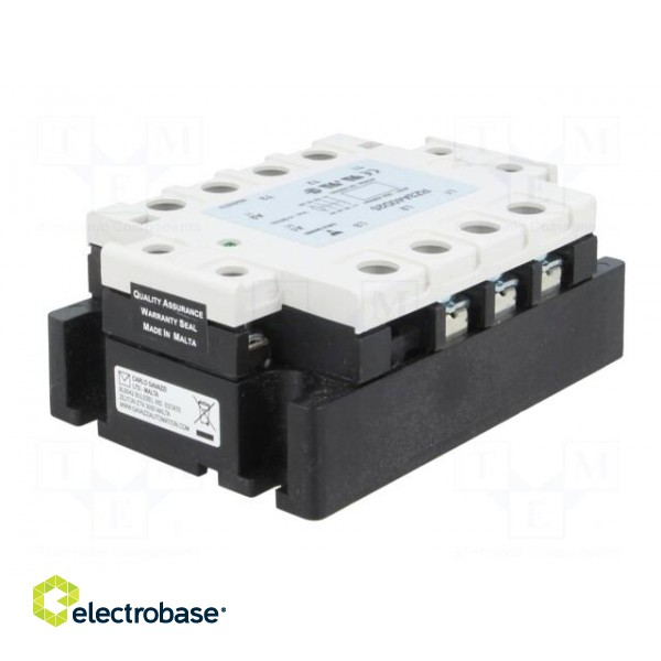 Relay: solid state | Ucntrl: 4÷32VDC | 25A | 24÷440VAC | 3-phase | IP00 image 6