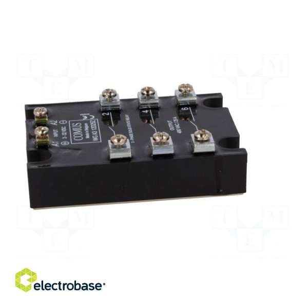 Relay: solid state | 25A | Uswitch: 24÷480VAC | 3-phase | Series: WGA3 image 7