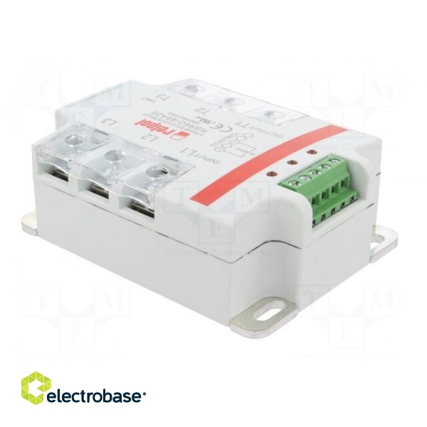 Relay: solid state | Ucntrl: 90÷280VAC | 25A | 24÷530VAC | 3-phase image 8