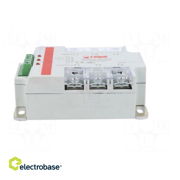Relay: solid state | 25A | Uswitch: 24÷660VAC | 3-phase | Series: RSR62 фото 3