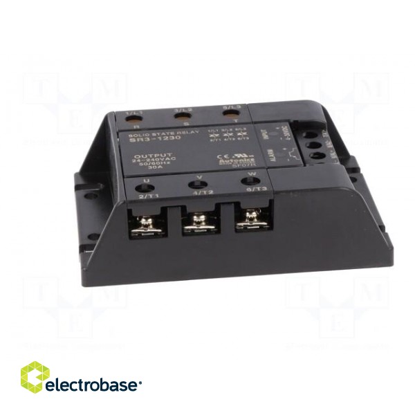 Relay: solid state | Ucntrl: 4÷30VDC | 30A | 24÷240VAC | 3-phase фото 3