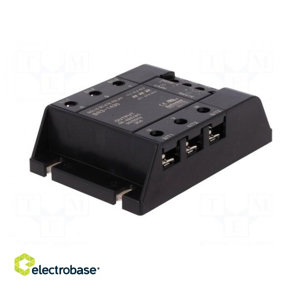 Relay: solid state | Ucntrl: 4÷30VDC | 30A | 48÷480VAC | 3-phase фото 2
