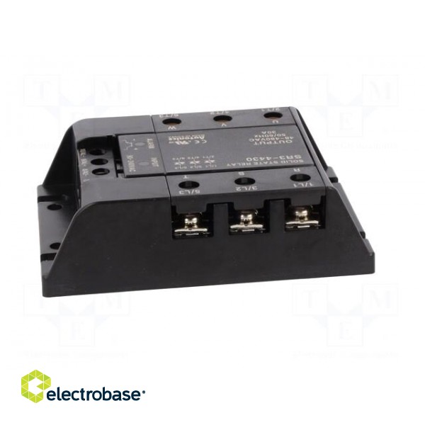 Relay: solid state | 30A | Uswitch: 48÷480VAC | 3-phase | Series: SR3 image 7