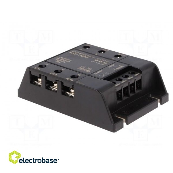 Relay: solid state | 30A | Uswitch: 48÷480VAC | 3-phase | Series: SR3 image 4