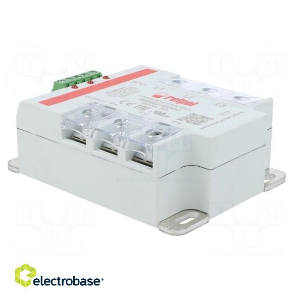 Relay: solid state | 40A | Uswitch: 24÷530VAC | 3-phase | Series: RSR62 фото 4