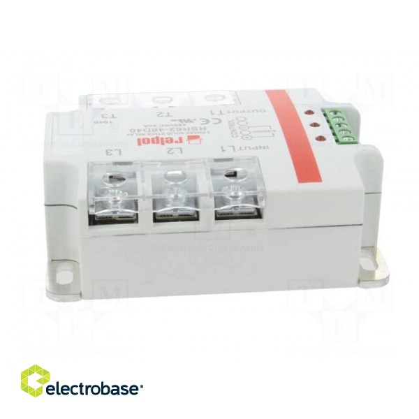 Relay: solid state | Ucntrl: 4÷32VDC | 40A | 24÷530VAC | 3-phase | IP20 фото 7