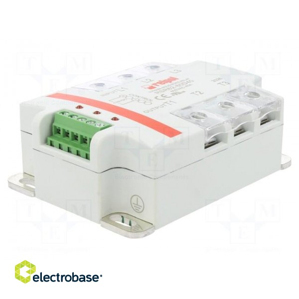 Relay: solid state | 40A | Uswitch: 24÷660VAC | 3-phase | Series: RSR62 фото 1