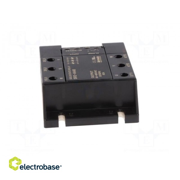 Relay: solid state | 40A | Uswitch: 48÷480VAC | 3-phase | Series: SR3 image 9