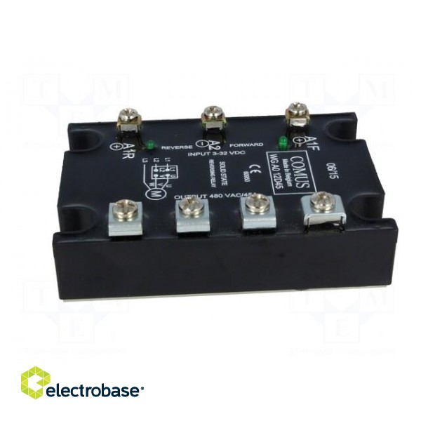 Relay: solid state | 45A | Uswitch: 48÷480VAC | 3-phase,reversing image 3