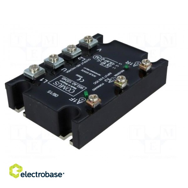 Relay: solid state | 45A | Uswitch: 48÷480VAC | 3-phase,reversing paveikslėlis 6