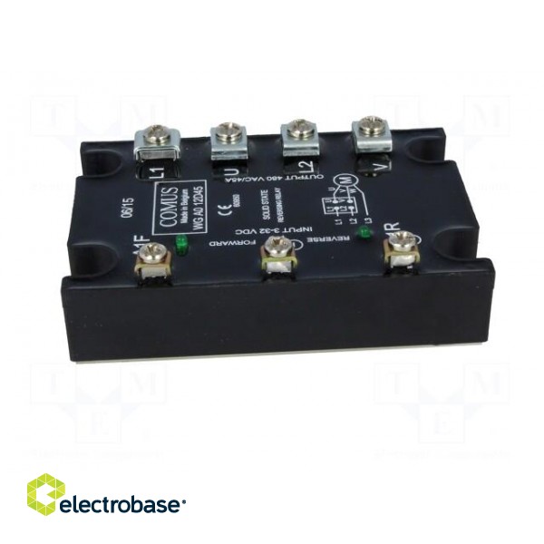Relay: solid state | 45A | Uswitch: 48÷480VAC | 3-phase,reversing paveikslėlis 7