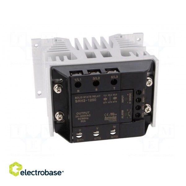 Relay: solid state | Ucntrl: 4÷30VDC | 50A | 24÷240VAC | 3-phase | DIN фото 9