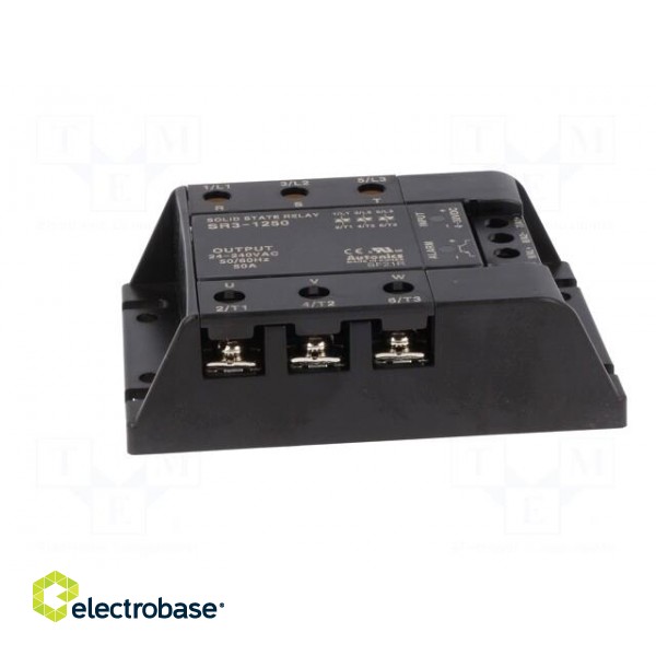 Relay: solid state | 50A | Uswitch: 24÷240VAC | 3-phase | Series: SR3 image 3