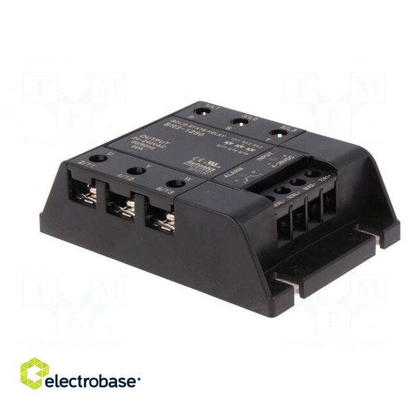 Relay: solid state | 50A | Uswitch: 24÷240VAC | 3-phase | Series: SR3 image 4