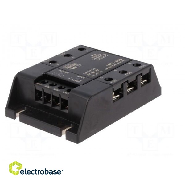 Relay: solid state | 50A | Uswitch: 24÷240VAC | 3-phase | Series: SR3 image 6