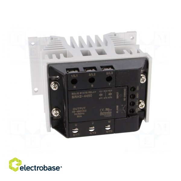 Relay: solid state | Ucntrl: 90÷240VAC | 50A | 48÷480VAC | 3-phase | DIN image 9