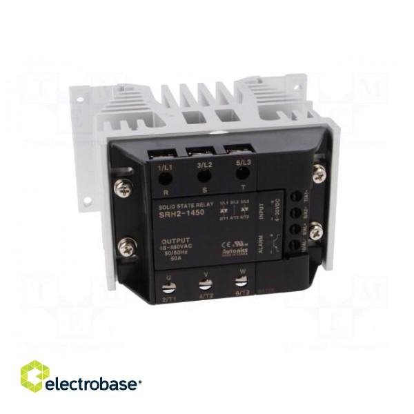 Relay: solid state | Ucntrl: 4÷30VDC | 50A | 48÷480VAC | 3-phase | DIN image 9