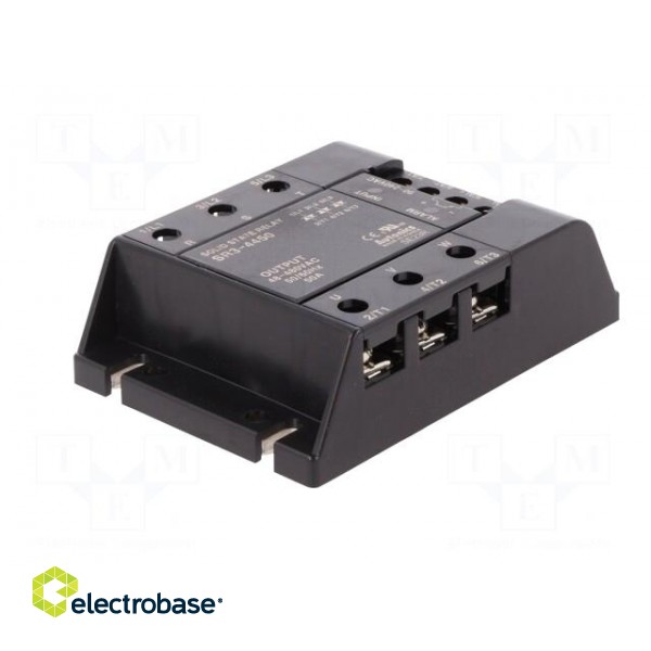 Relay: solid state | Ucntrl: 90÷240VAC | 50A | 48÷480VAC | 3-phase image 2