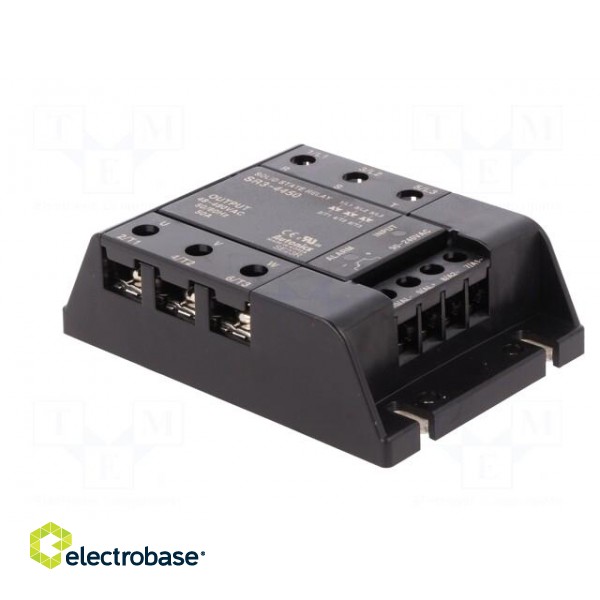 Relay: solid state | 50A | Uswitch: 48÷480VAC | 3-phase | Series: SR3 image 4