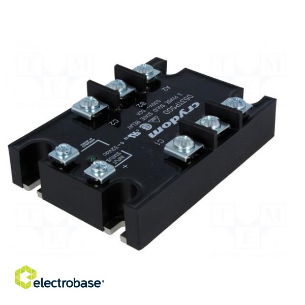 Relay: solid state | 50A | Uswitch: 48÷530VAC | 3-phase | -40÷80°C image 6