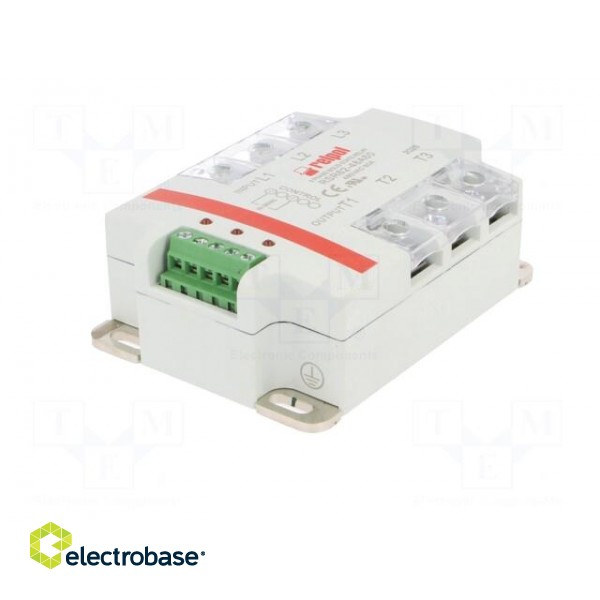 Relay: solid state | 60A | Uswitch: 24÷530VAC | 3-phase | Series: RSR62 paveikslėlis 2